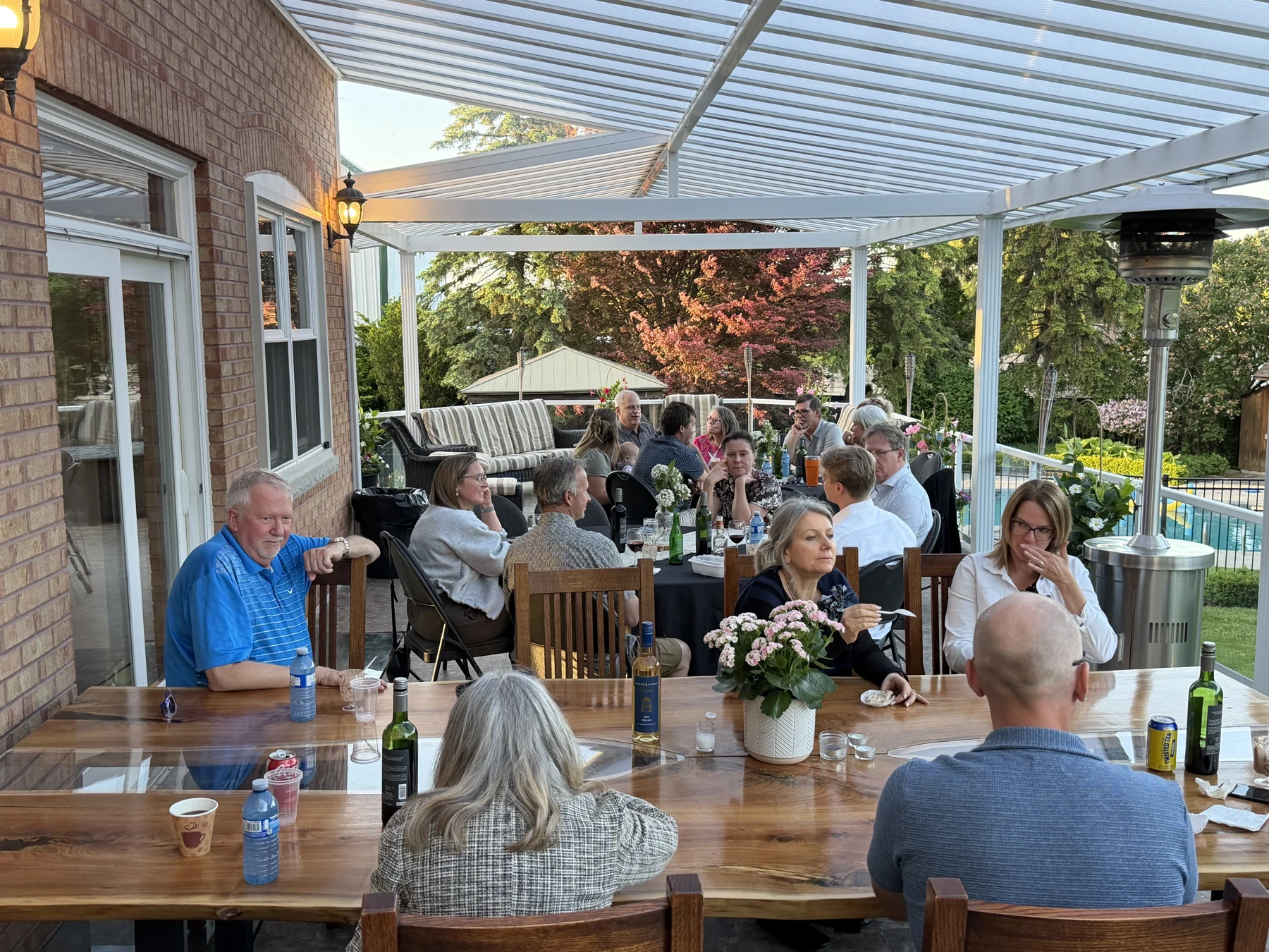BEO members and guests at the May 2026 Summer Social hosted by Henri Gelms